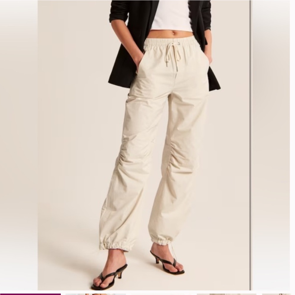 Abercrombie & Fitch Women's Utility Parachute Pant sz Small